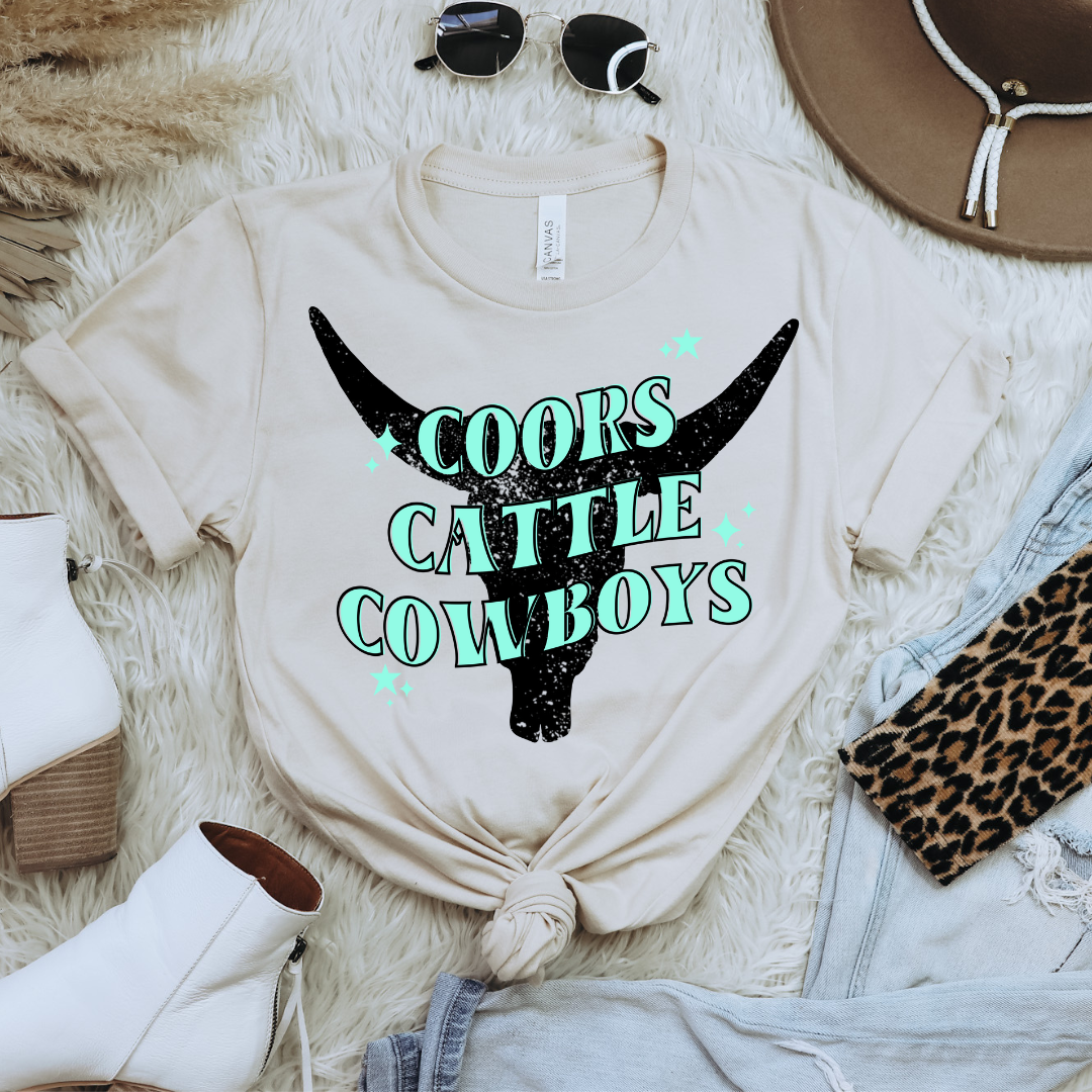 Coors Cattle Cowboys Tee